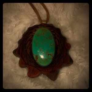 Third eye pinecone with turquoise in the middle 😍